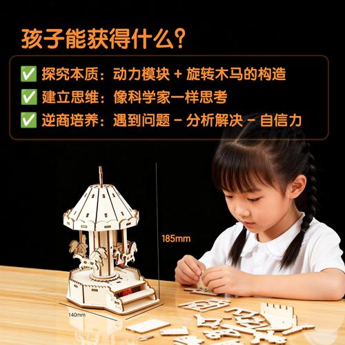 電動(dòng)旋轉(zhuǎn)木馬DIY 開(kāi)啟孩子的STEAM科學(xué)實(shí)驗(yàn)之旅